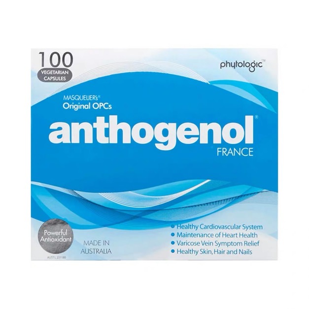 Anthogenol 月光寶盒 葡萄籽原花青素膠囊 100粒