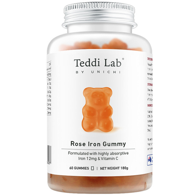 Unichi Rose Iron 富鐵小熊軟糖 60粒