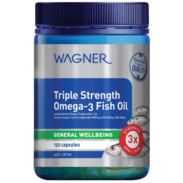 Wagner Triple Strength Omega 3 Fish Oil 三倍鱼油 150粒