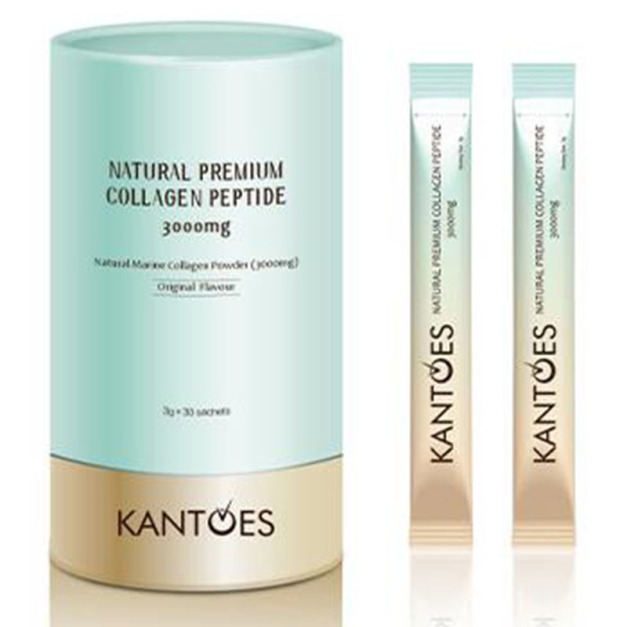 KANTOES 新版水果味膠原蛋白肽粉+抗糖 30*3g