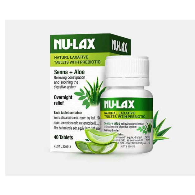 Nu-lax 樂康 蘆薈錠 西梅加強錠 40粒