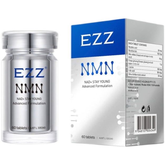 EZZ NMN NAD+ STAY YOUNG 能量片 60 片