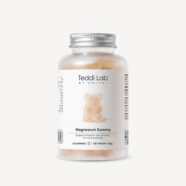 Unichi Magnesium Gummy 鎂夢小熊軟糖 60粒