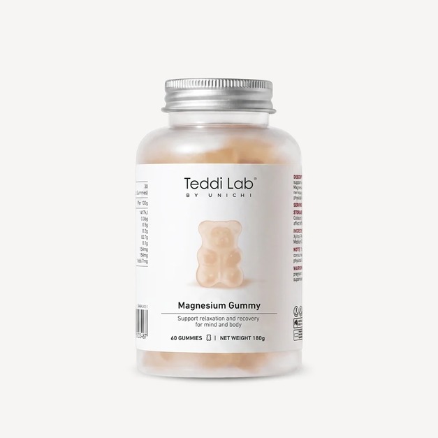 Unichi Magnesium Gummy 鎂夢小熊軟糖 60粒