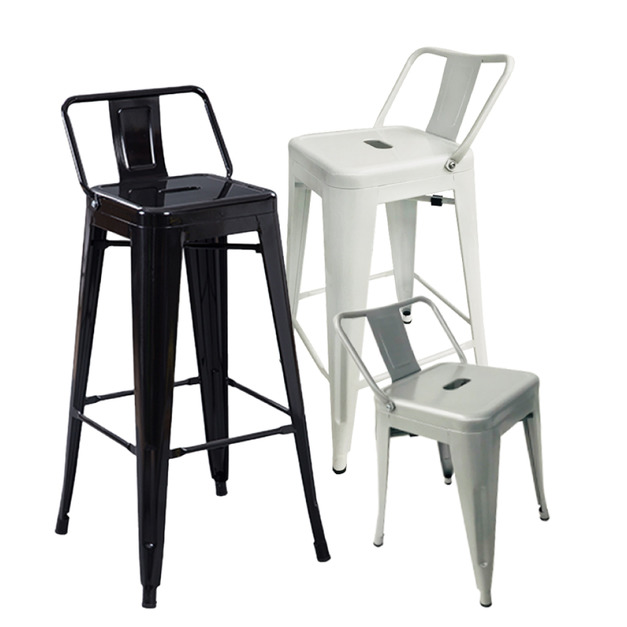 靠背鐵椅-不可推疊