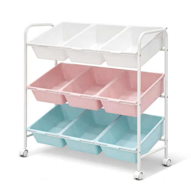 簡約抽屜置物收納推車