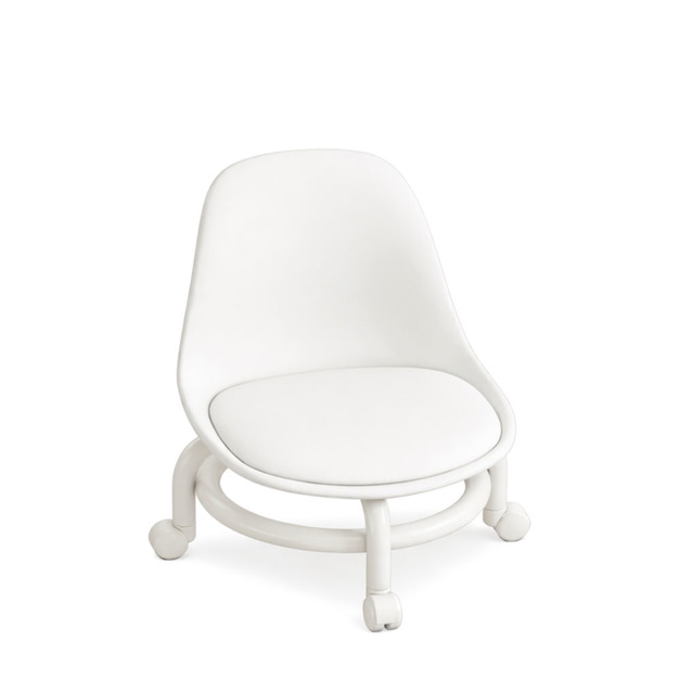 360度繽紛滾輪矮凳