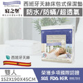 【寢之堡】西班牙天絲床包式防水保潔墊-雙人_1
