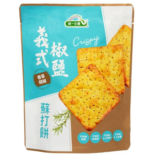 【統一生機】義式椒鹽蘇打餅