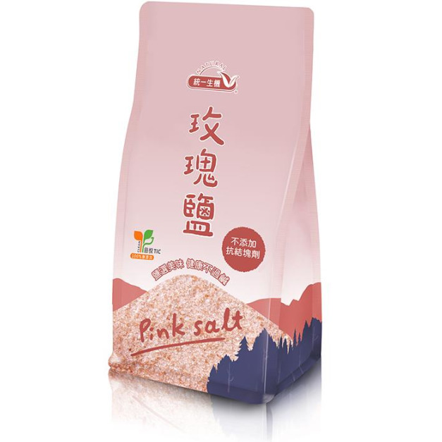【統一生機】玫瑰鹽立袋450g