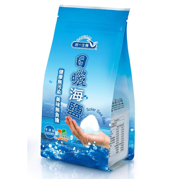 【統一生機】日曬海鹽立袋450G