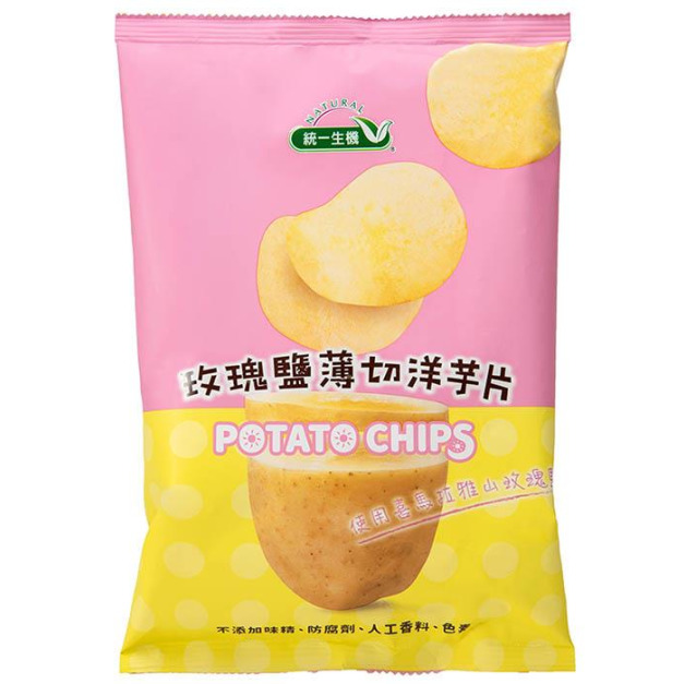 【統一生機】玫瑰鹽薄切洋芋片
