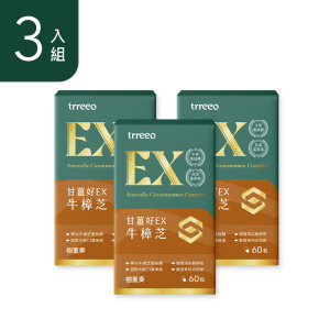 甘薑好EX牛樟芝3入