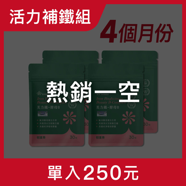 美力鐵·酵母B 4入