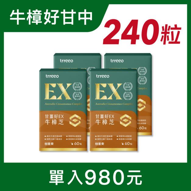 甘薑好EX牛樟芝4入