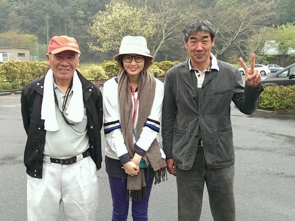 筱琳與爸爸進修的合影