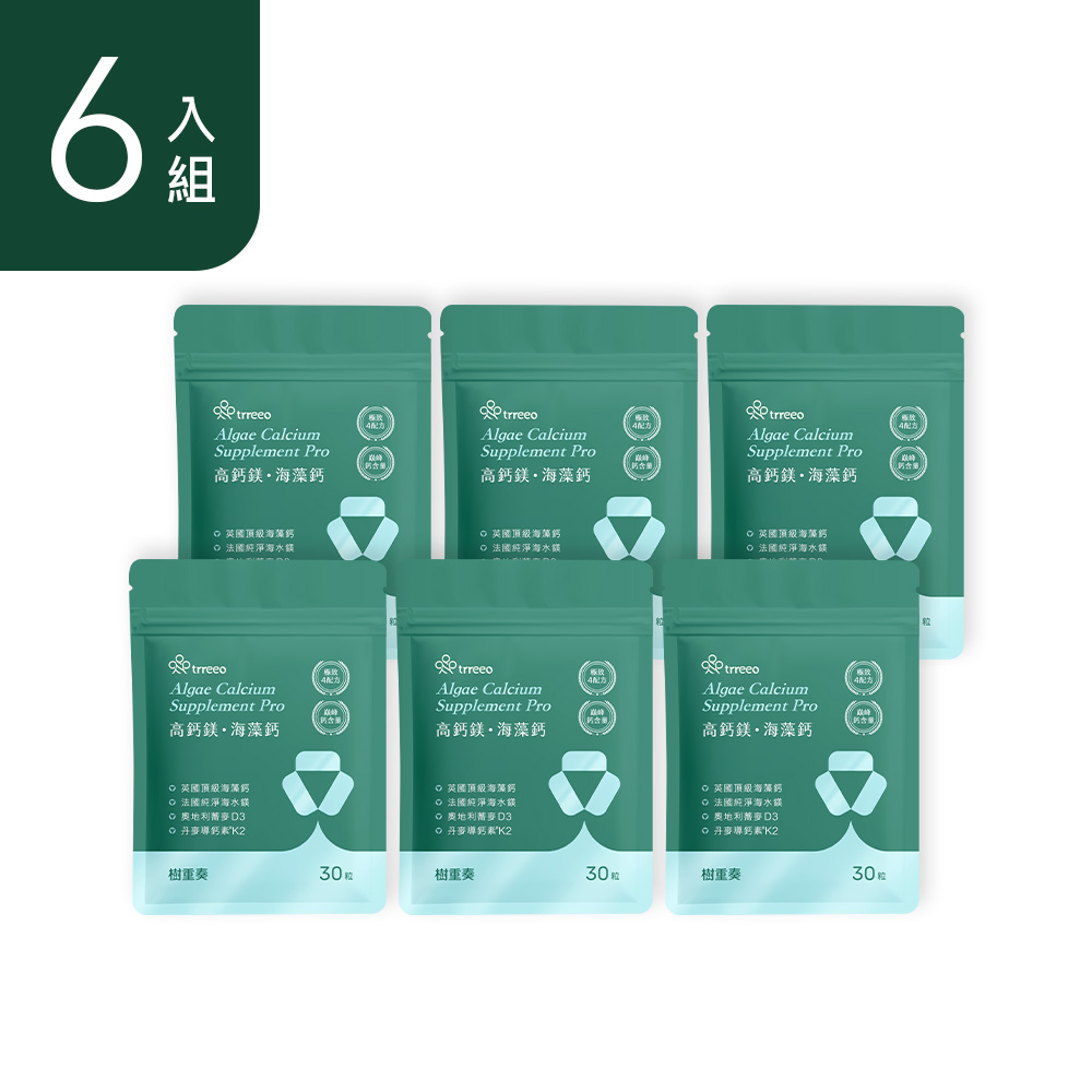 高鈣鎂·海藻鈣6入