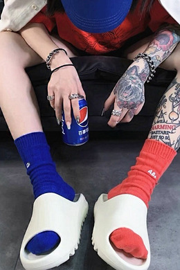 AADA飽和針織粗棉襪 五入組 | 中筒襪