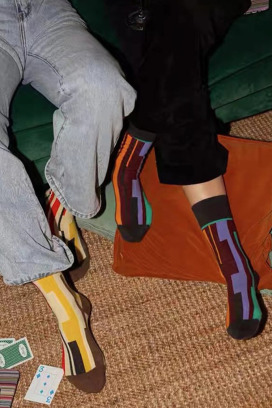 水晶體穿透線AB 四入組 | 長襪