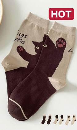 (售完)喵嗚嗚嗚不要抱偶 | 中筒襪 三款售