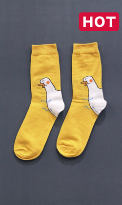 (售完)白色小鴨 | 長襪