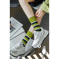 綠粉米條運動襪 | 中筒襪 兩色售_3