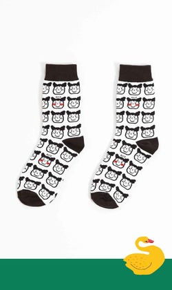 (售完)春麗愛上你 | 中筒襪