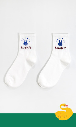 OH ! 幸運兔兔！ | 短襪