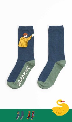 偵探BUBUBU強攻大鬍子 | 長襪 兩款售