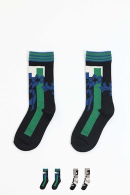 冷冽的異地風景 2入組 | 長襪