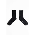 毛巾底厚實黑白運動男襪 2入組 | 中筒、短襪_7