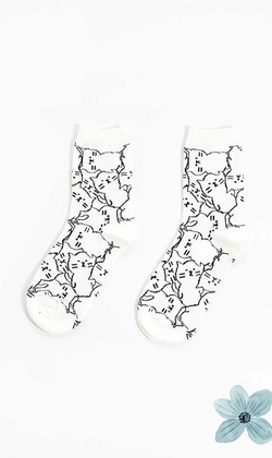 咪咪咪咪，咪？ | 中筒襪