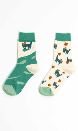 (售完)隔壁的毛帽貓貓 | 中筒襪