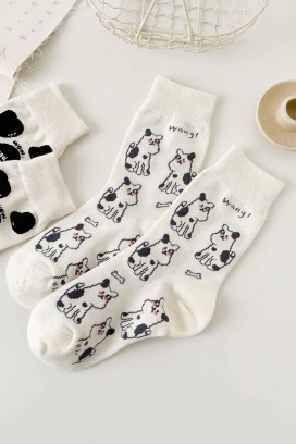 Wang狗狗 | 中筒襪