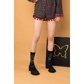 暗夜金邊黑蝴蝶 | 長襪