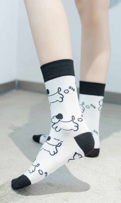 英雄狗狗歷險記與牠媽在家等 二入組 | 中筒襪