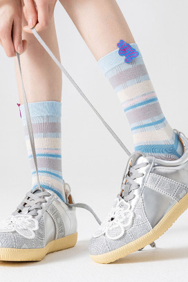 夏天的夢幻湖 二入組 | 中筒襪