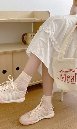 夏日薄款簍空純色襪 五入組 | 短襪