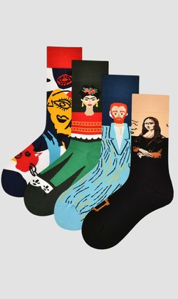 (售完)世界藝術家經典 四入組 | 長襪