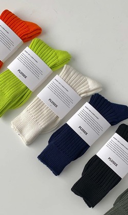 粗線嘻哈街頭飽和襪 六入組 | 長襪