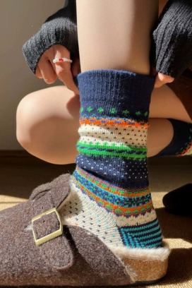 費爾島盛典 三入組 | 中筒襪