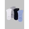 五指素色隱形襪 四入組 | 短襪