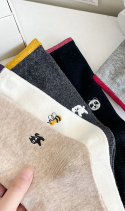 (售完)低調的小可愛 五入組 | 中筒襪