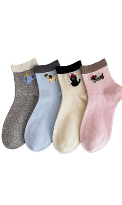 大亨堡蘋果亮亮 四入組 | 短襪