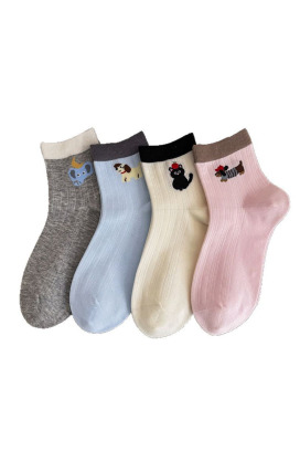 大亨堡蘋果亮亮 四入組 | 短襪