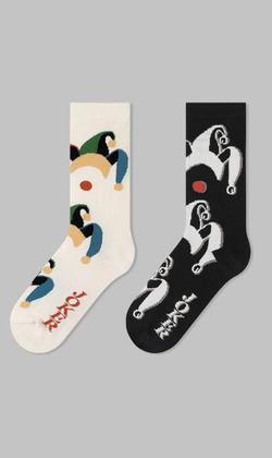 小王與小丑 二入組 | 長襪