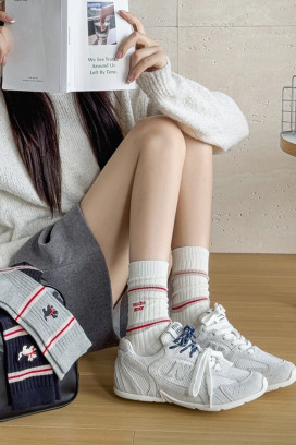 溫蒂狗狗來拜訪 三入組 | 中筒襪