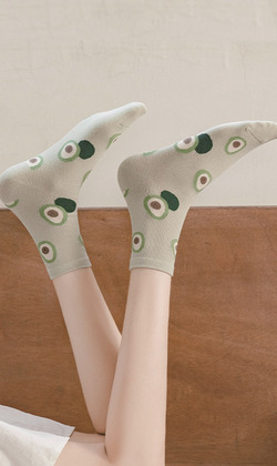 酪梨世家 五入組 | 短襪