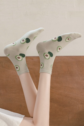 酪梨世家 五入組 | 短襪