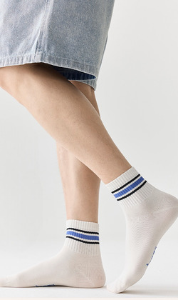 高彈無骨運動男襪 五入組 | 短襪